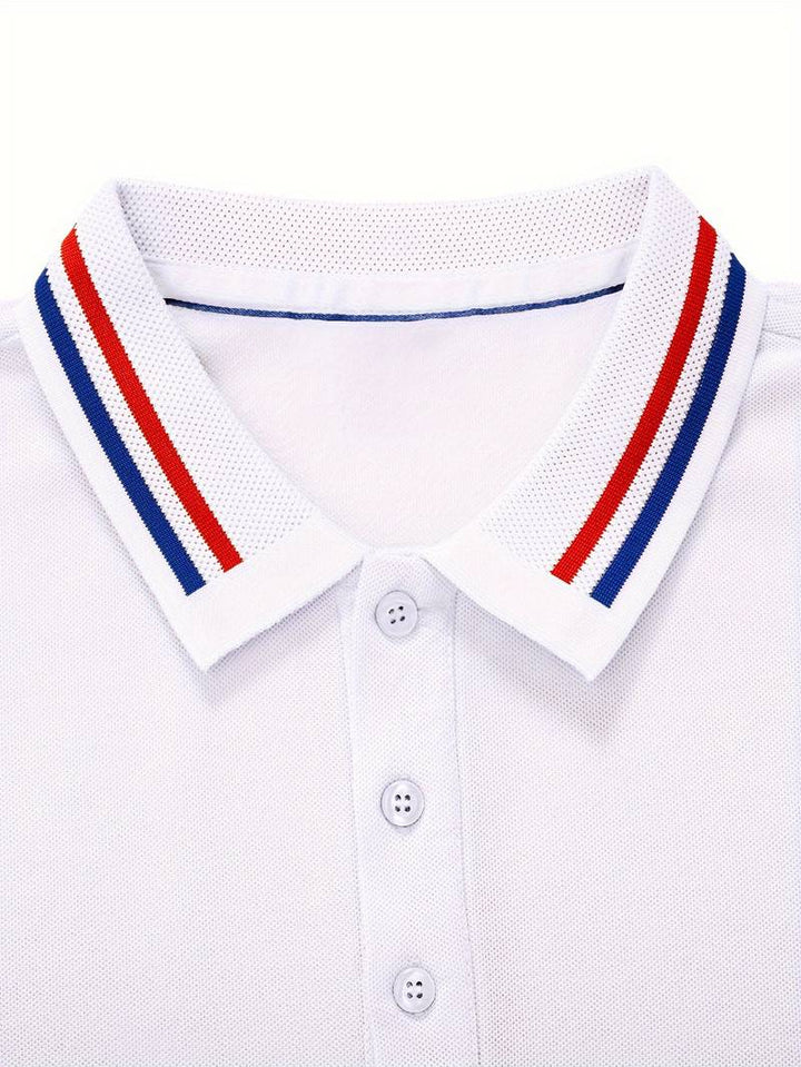 DASH - Striped Polo Shirt