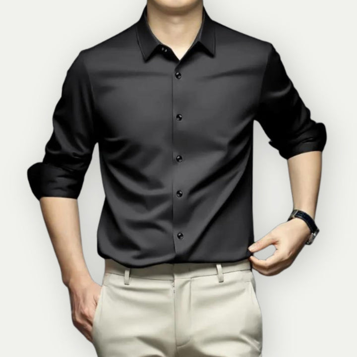 CARTERI - Men's Non-Iron Wrinkle-Resistant Dress Shirt