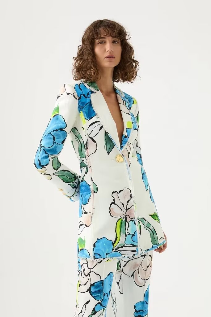 KAEDE - Women's Floral Print Blazer