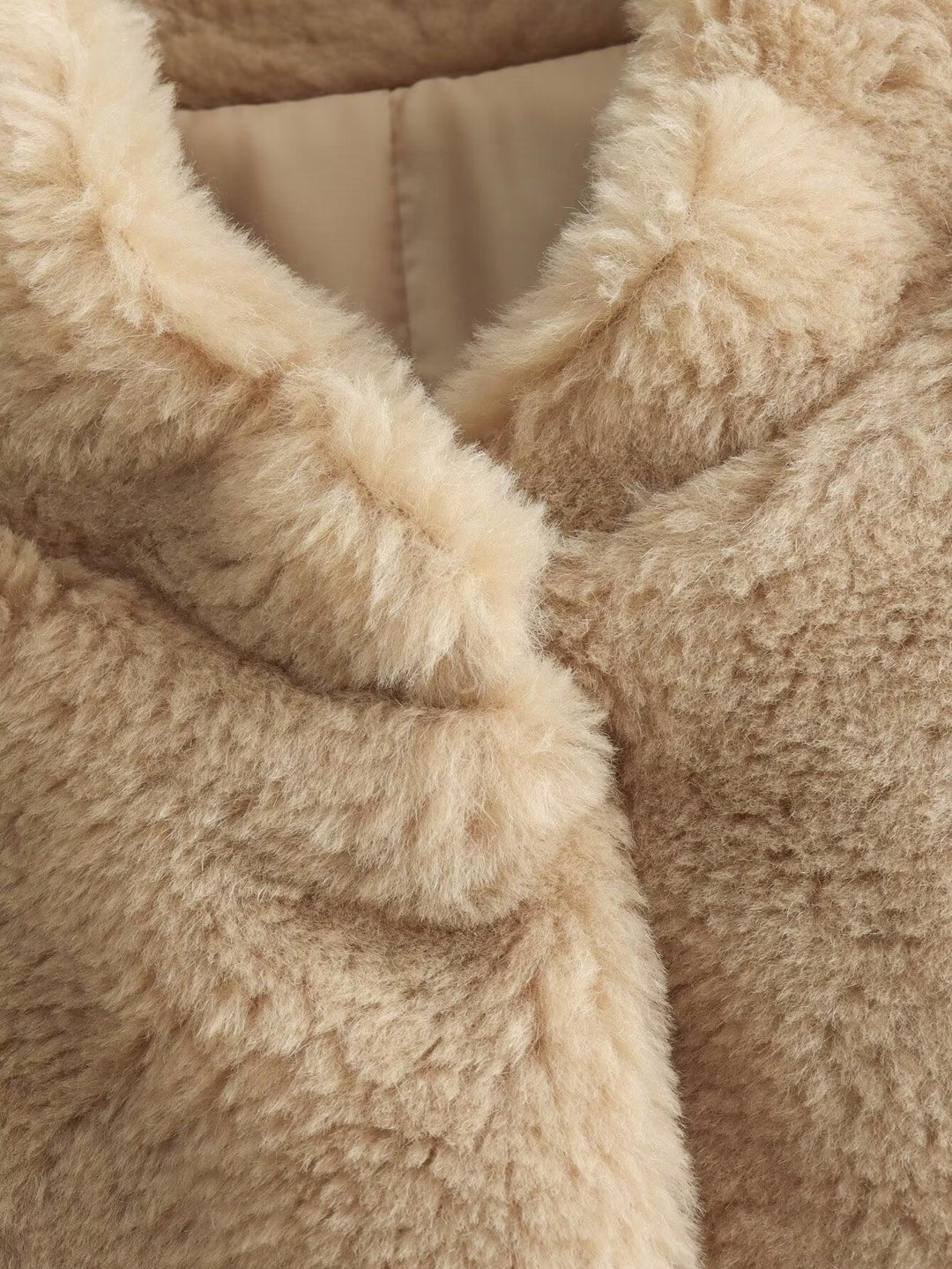 PAZ - Soft Oversized Teddy Bear Fleece Jacket