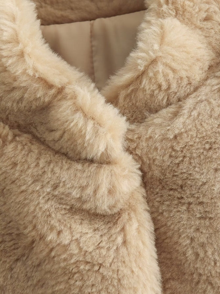 PAZ - Soft Oversized Teddy Bear Fleece Jacket