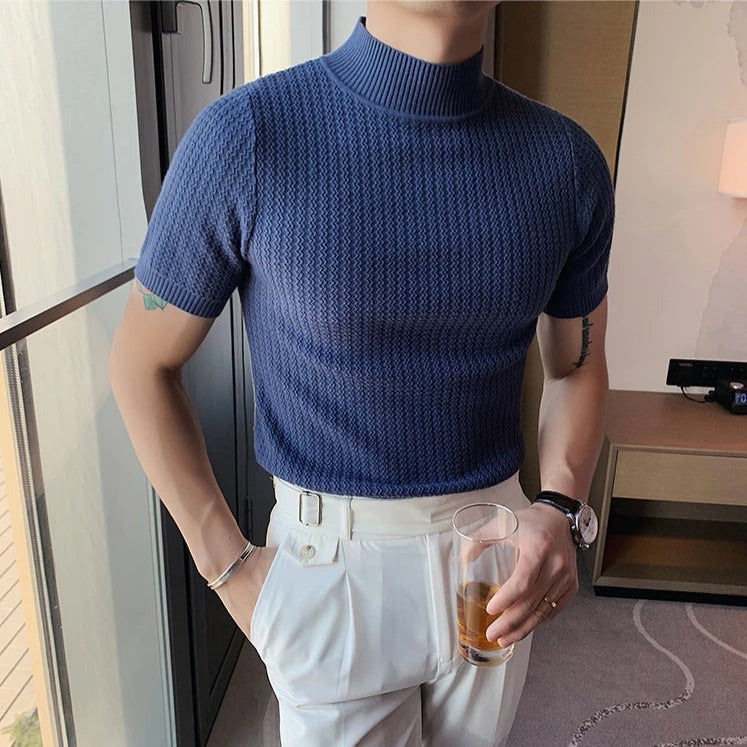 STARK - Slim Fit Extended Neck T-Shirt
