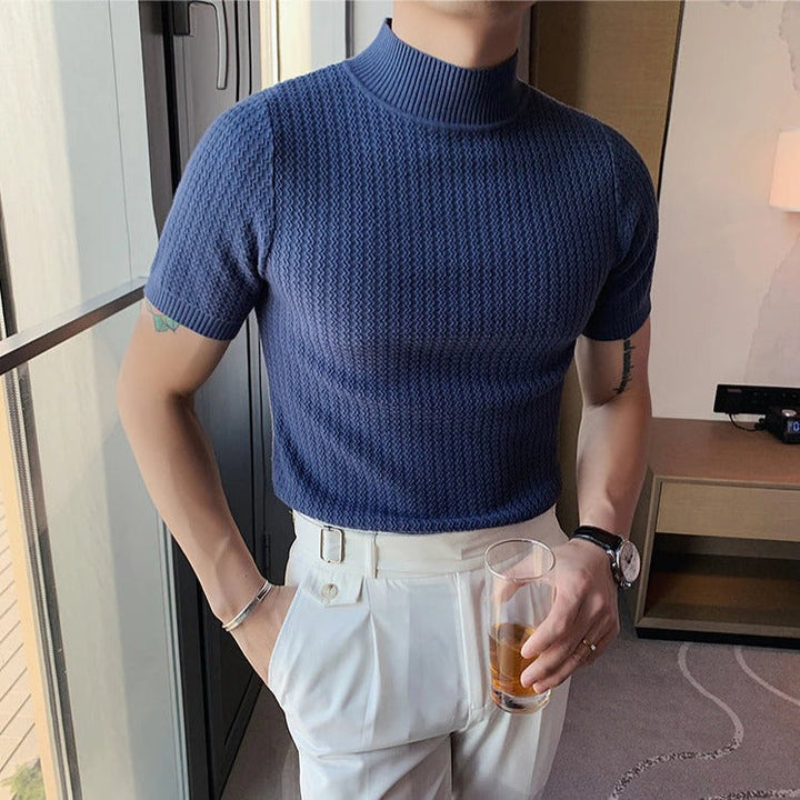 STARK - Slim Fit Extended Neck T-Shirt
