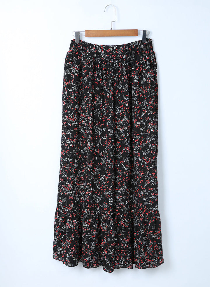 PALNOMA - Bohemian Split Maxi Dress