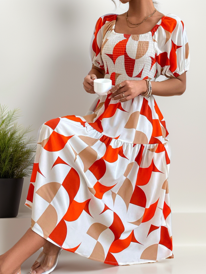 LIORA - Off-Shoulder Midi Dress