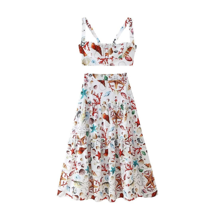 SIVA - Floral Two-Piece Set
