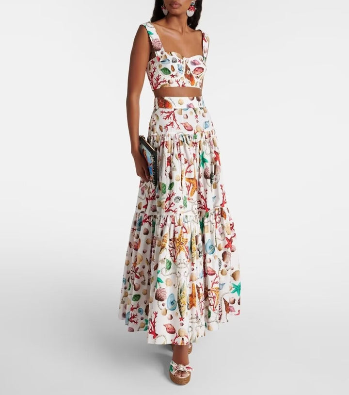 SIVA - Floral Two-Piece Set