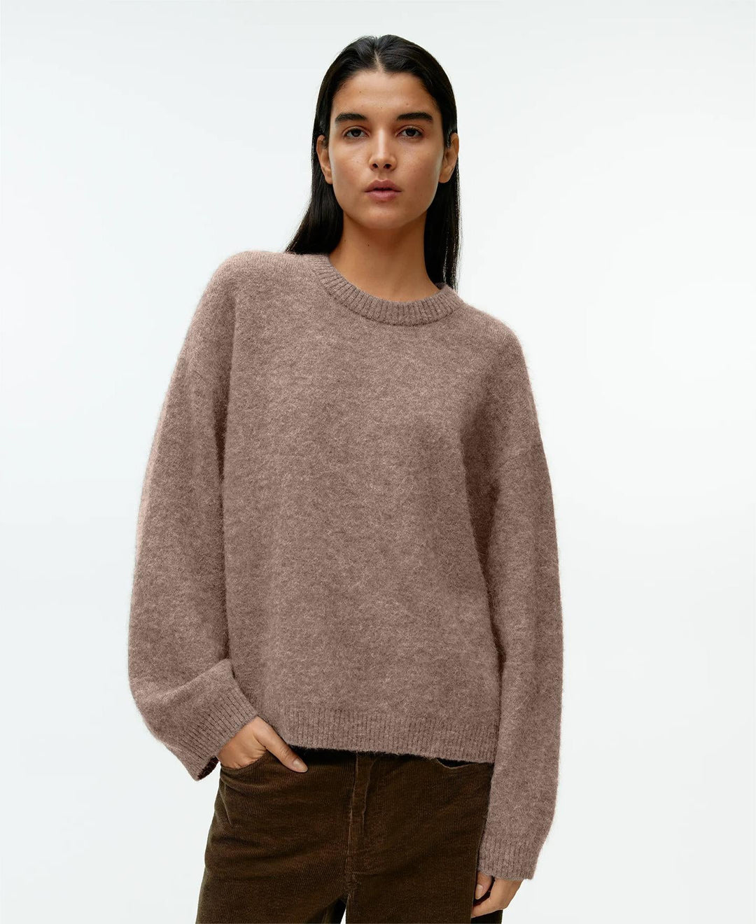 AOI - Women's Soft Oversized Knit Sweater