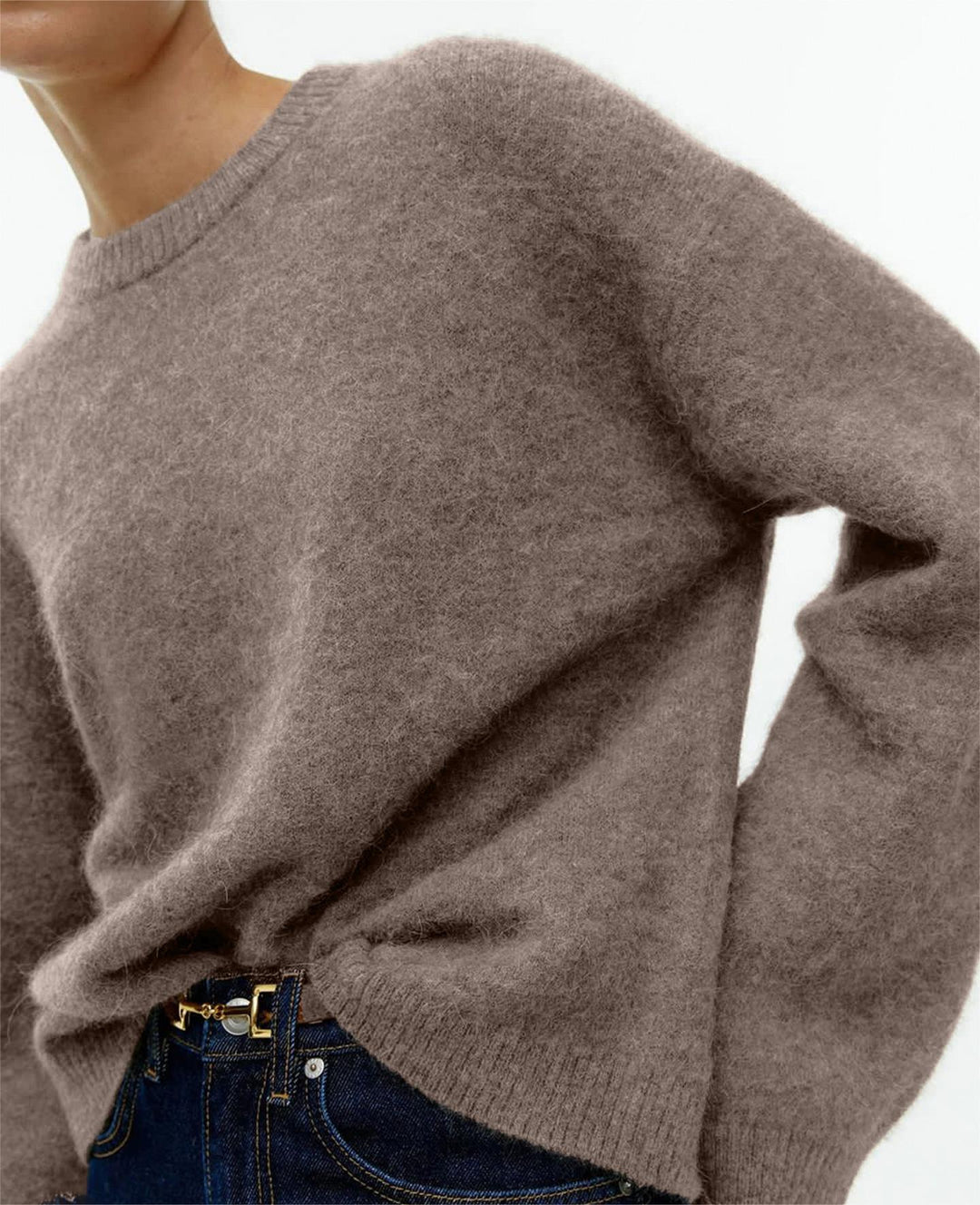 AOI - Women's Soft Oversized Knit Sweater