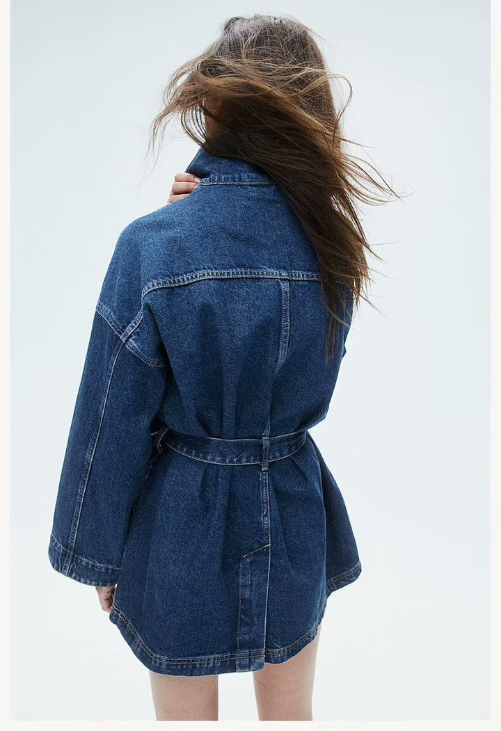 ELENIA - Women's Oversized Denim Coat