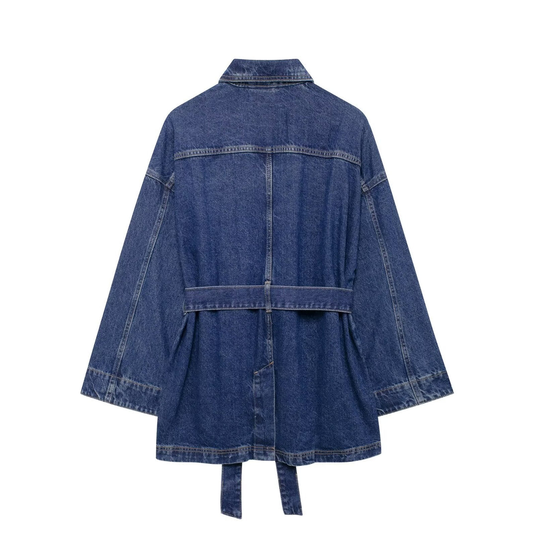 ELENIA - Women's Oversized Denim Coat