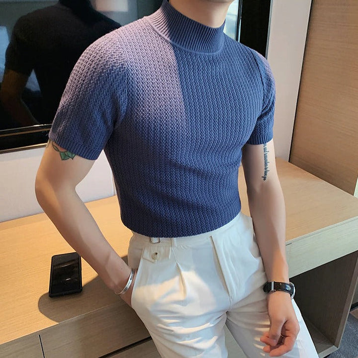 STARK - Slim Fit Extended Neck T-Shirt