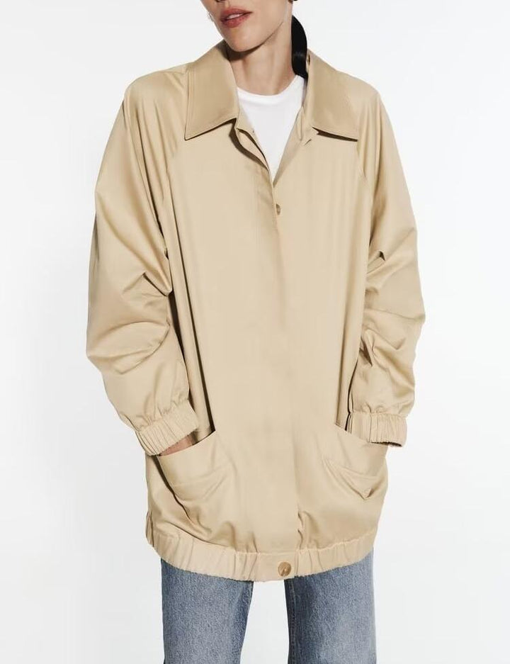 TILLMAN - Women's Oversized Lightweight Windbreaker Coat