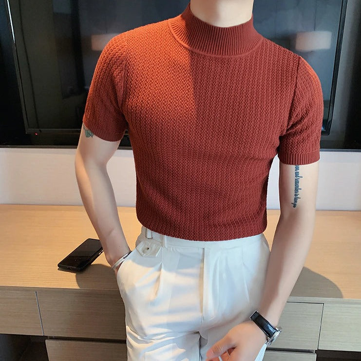 STARK - Slim Fit Extended Neck T-Shirt
