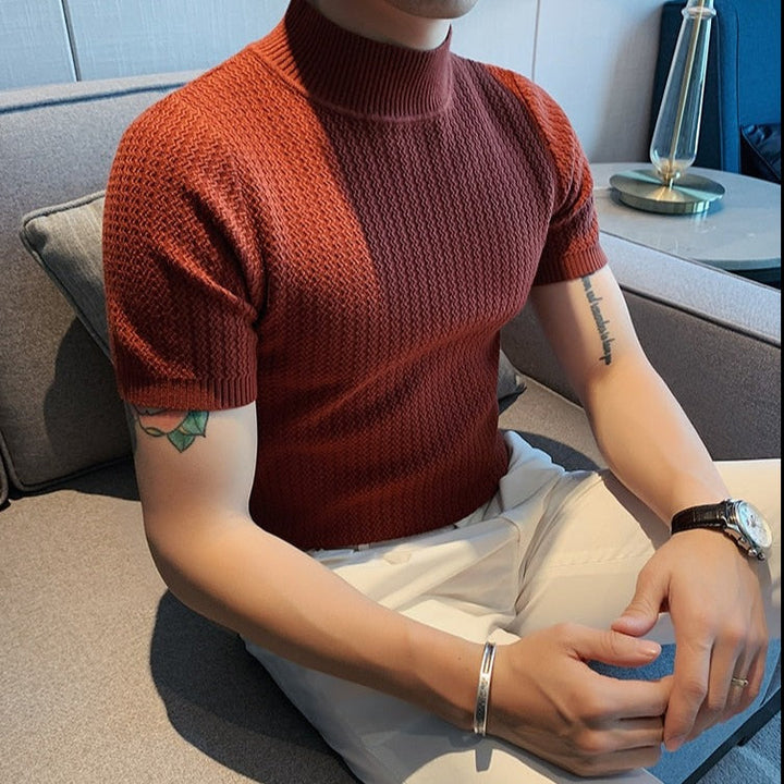 STARK - Slim Fit Extended Neck T-Shirt