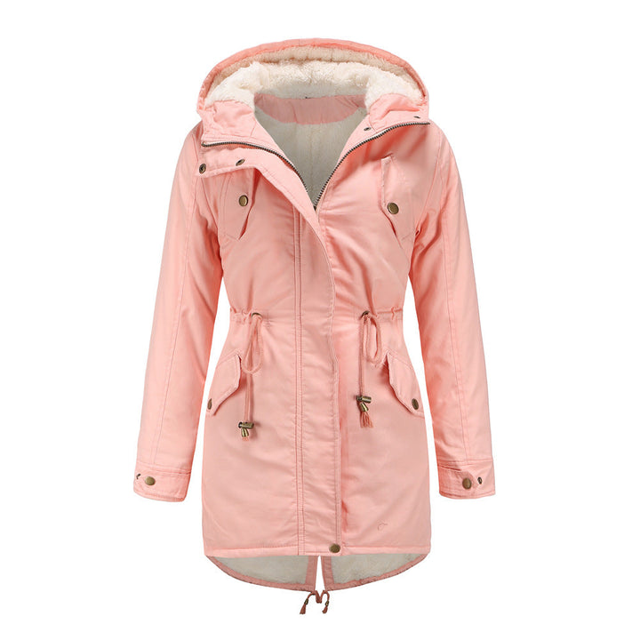 LILAH - Casual Drawstring Hooded Jacket