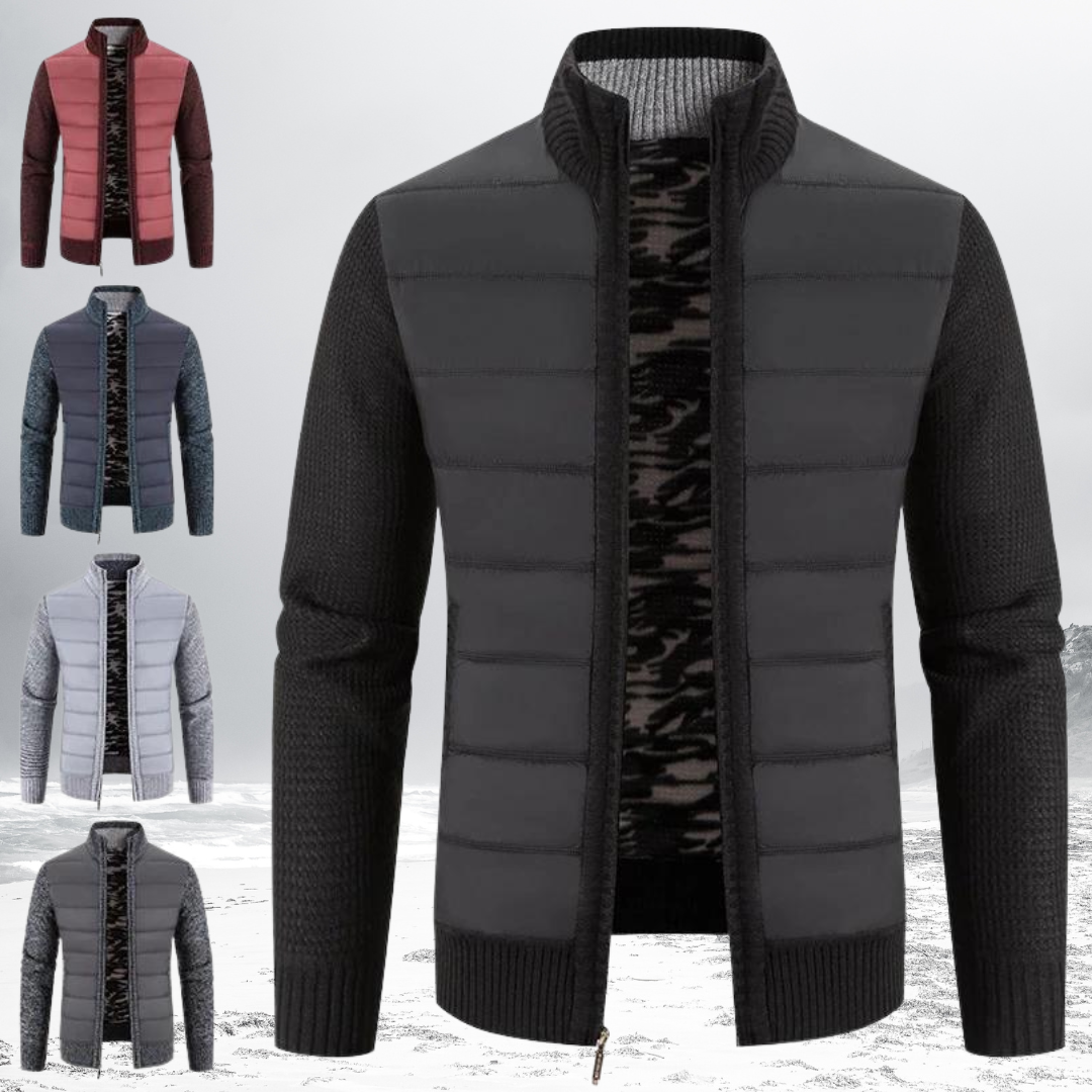 PETER - Padded Zip Sweater
