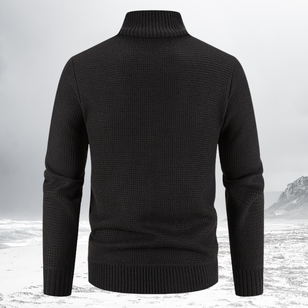 PETER - Padded Zip Sweater