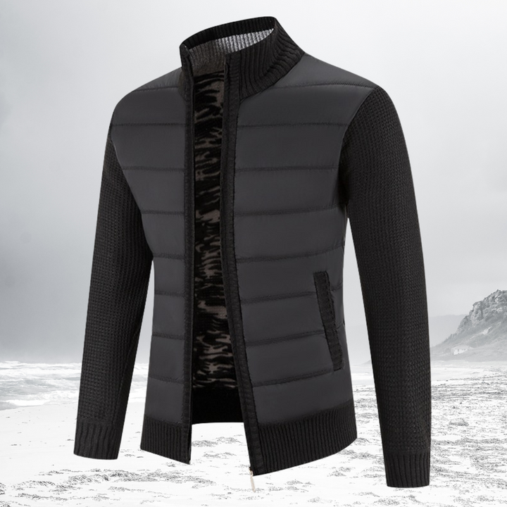 PETER - Padded Zip Sweater