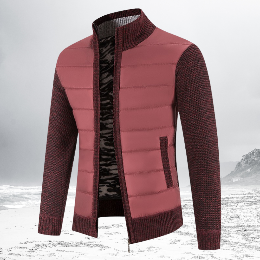 PETER - Padded Zip Sweater