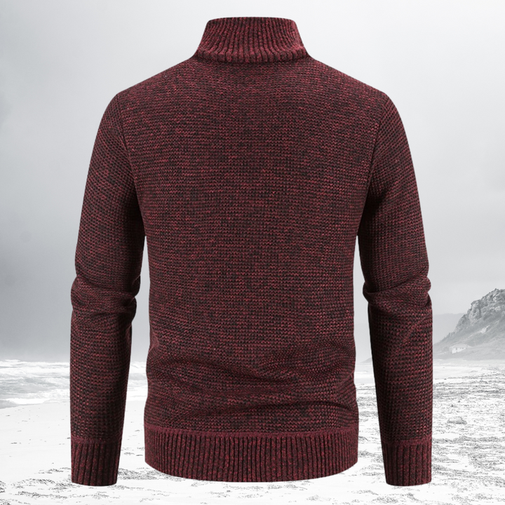 PETER - Padded Zip Sweater