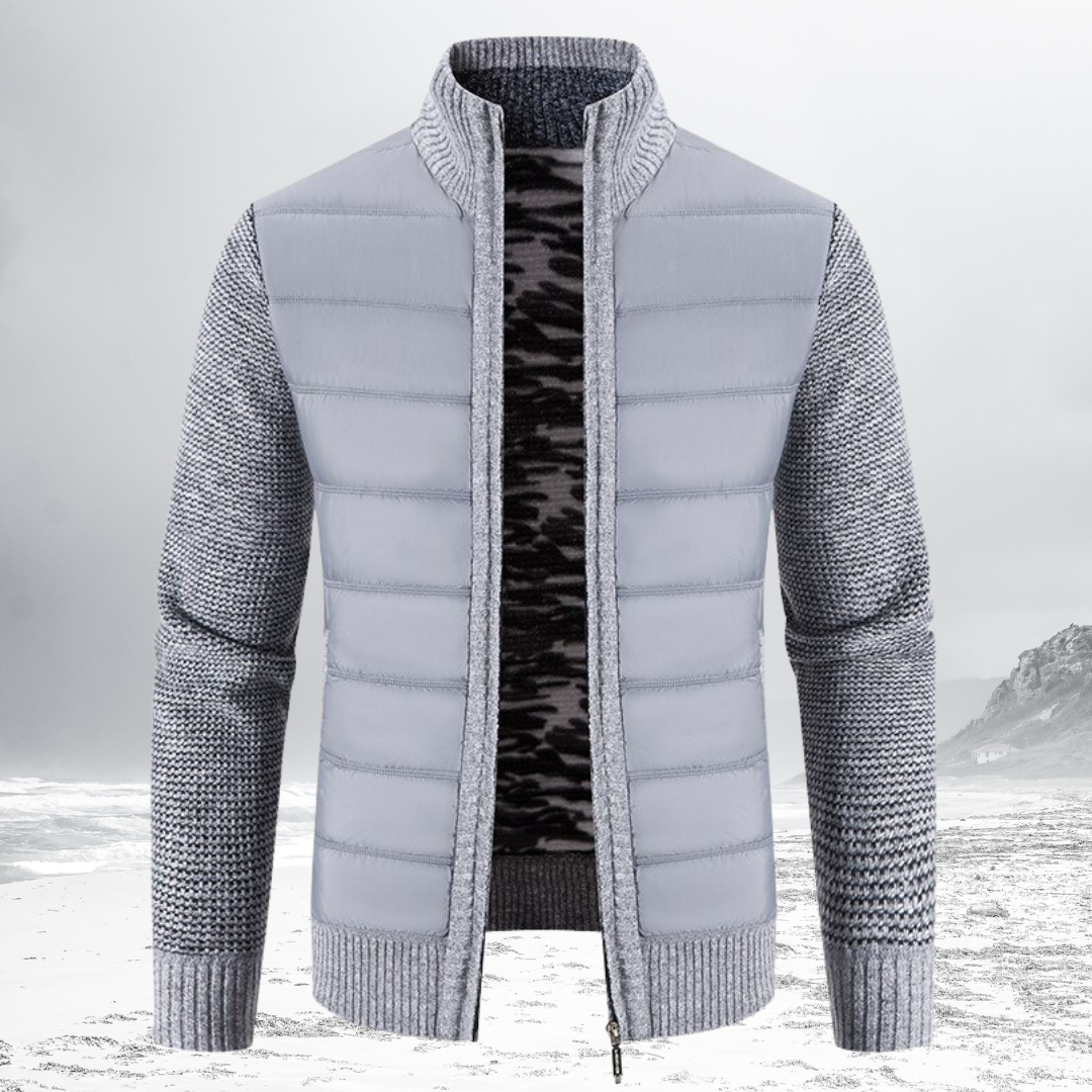 PETER - Padded Zip Sweater