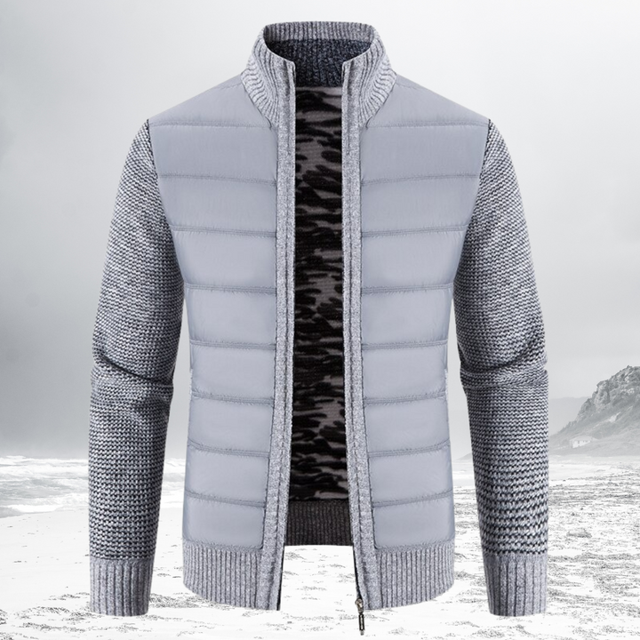 PETER - Padded Zip Sweater