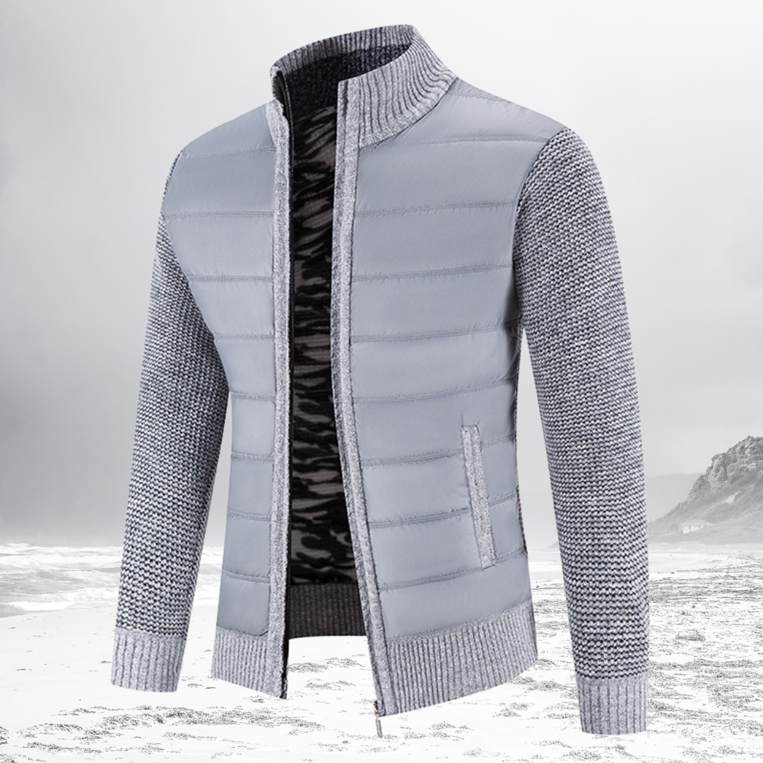 PETER - Padded Zip Sweater