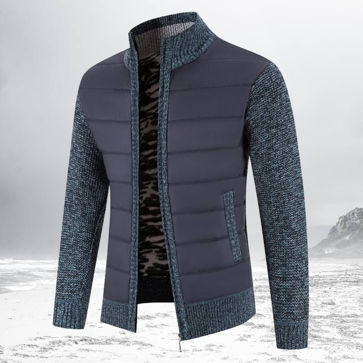 PETER - Padded Zip Sweater