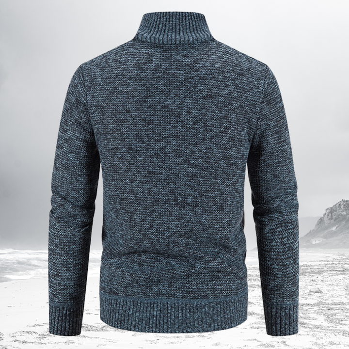 PETER - Padded Zip Sweater
