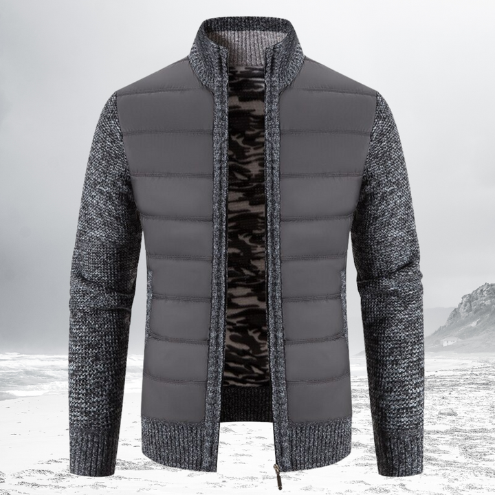 PETER - Padded Zip Sweater