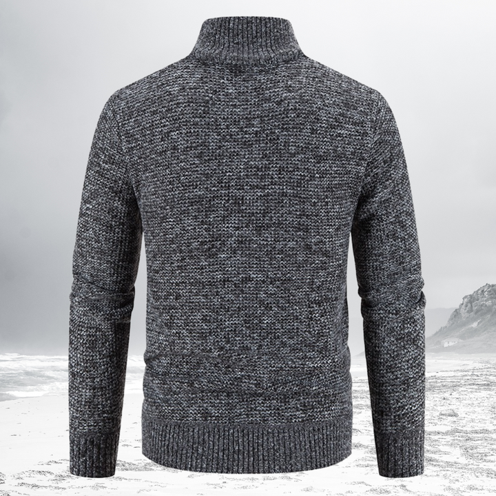 PETER - Padded Zip Sweater