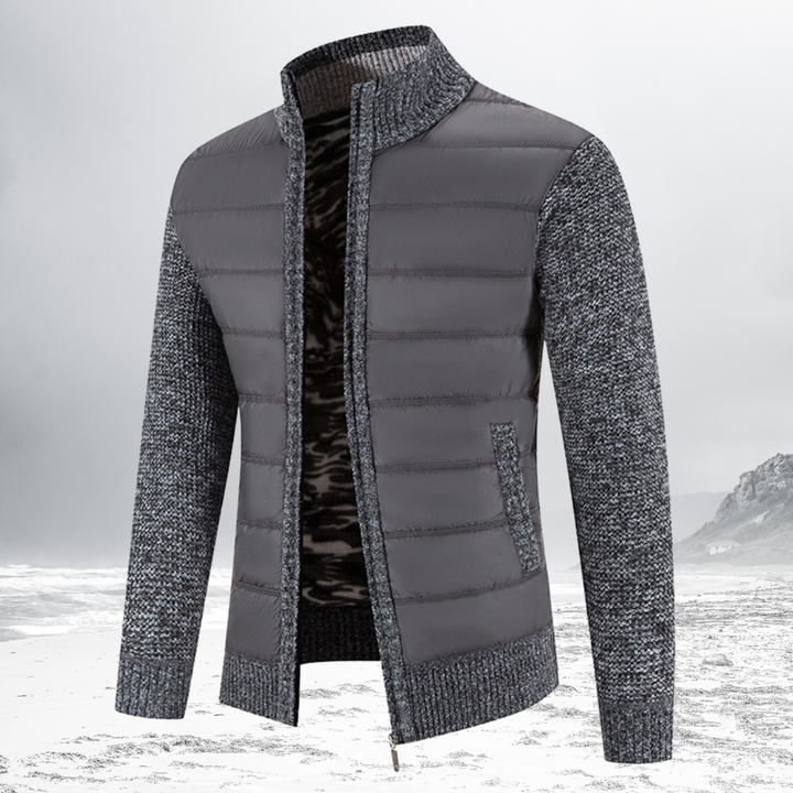 PETER - Padded Zip Sweater