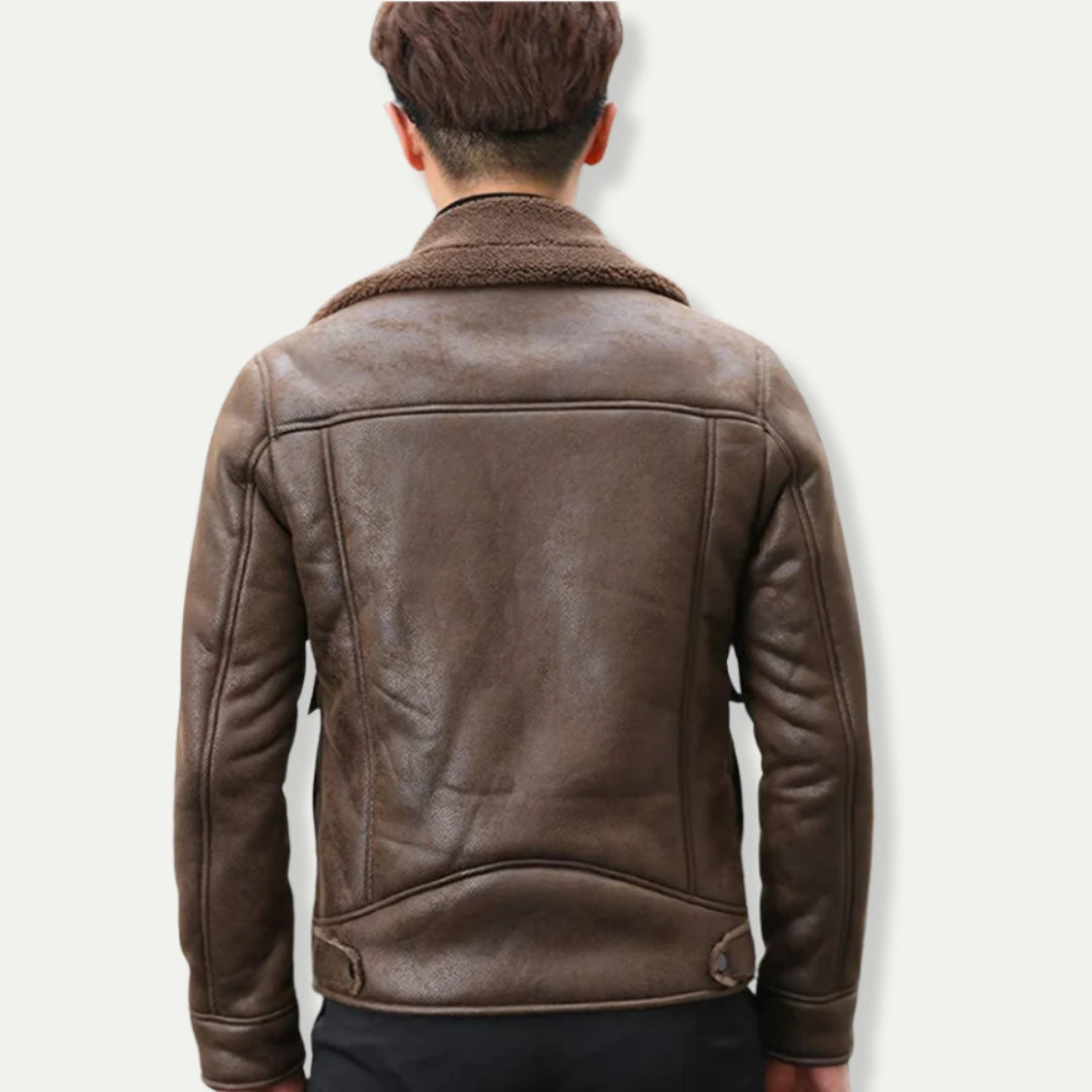 PEREGRINE - Suede Look Biker Jacket