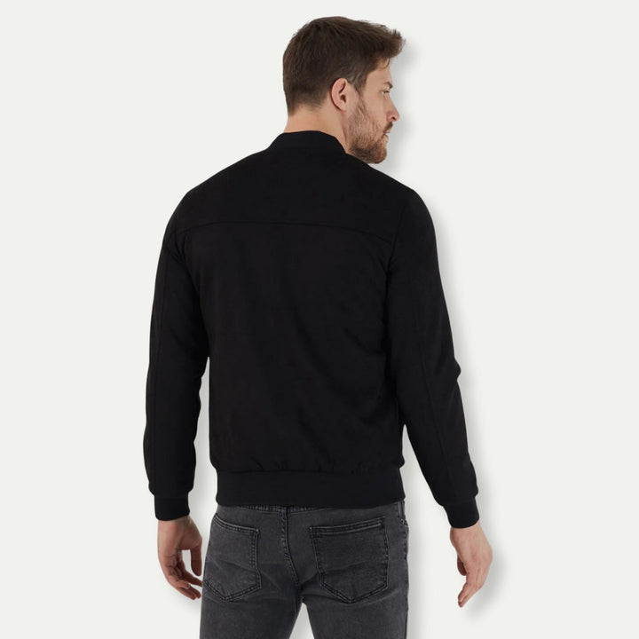KOSTAS - Men's Suede Bomber Jacket