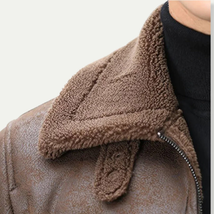 PEREGRINE - Suede Look Biker Jacket
