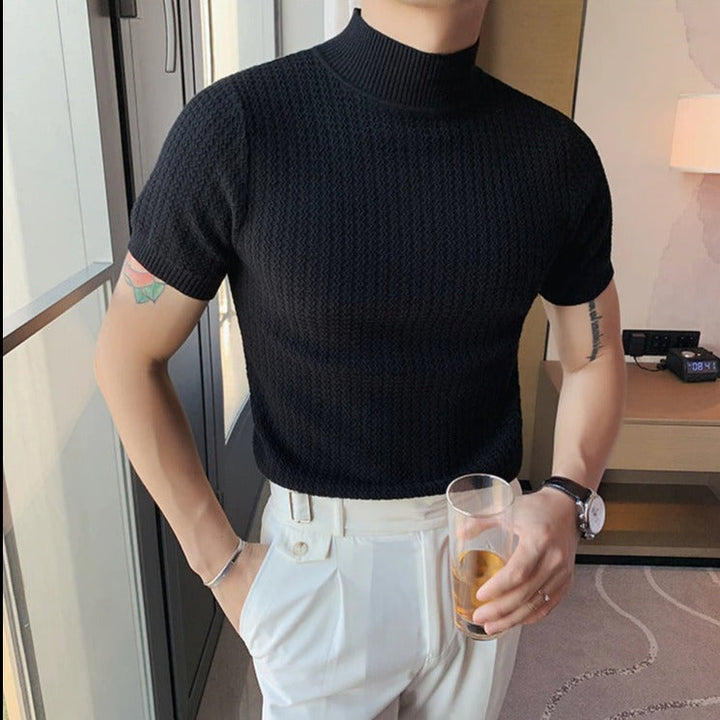 STARK - Slim Fit Extended Neck T-Shirt
