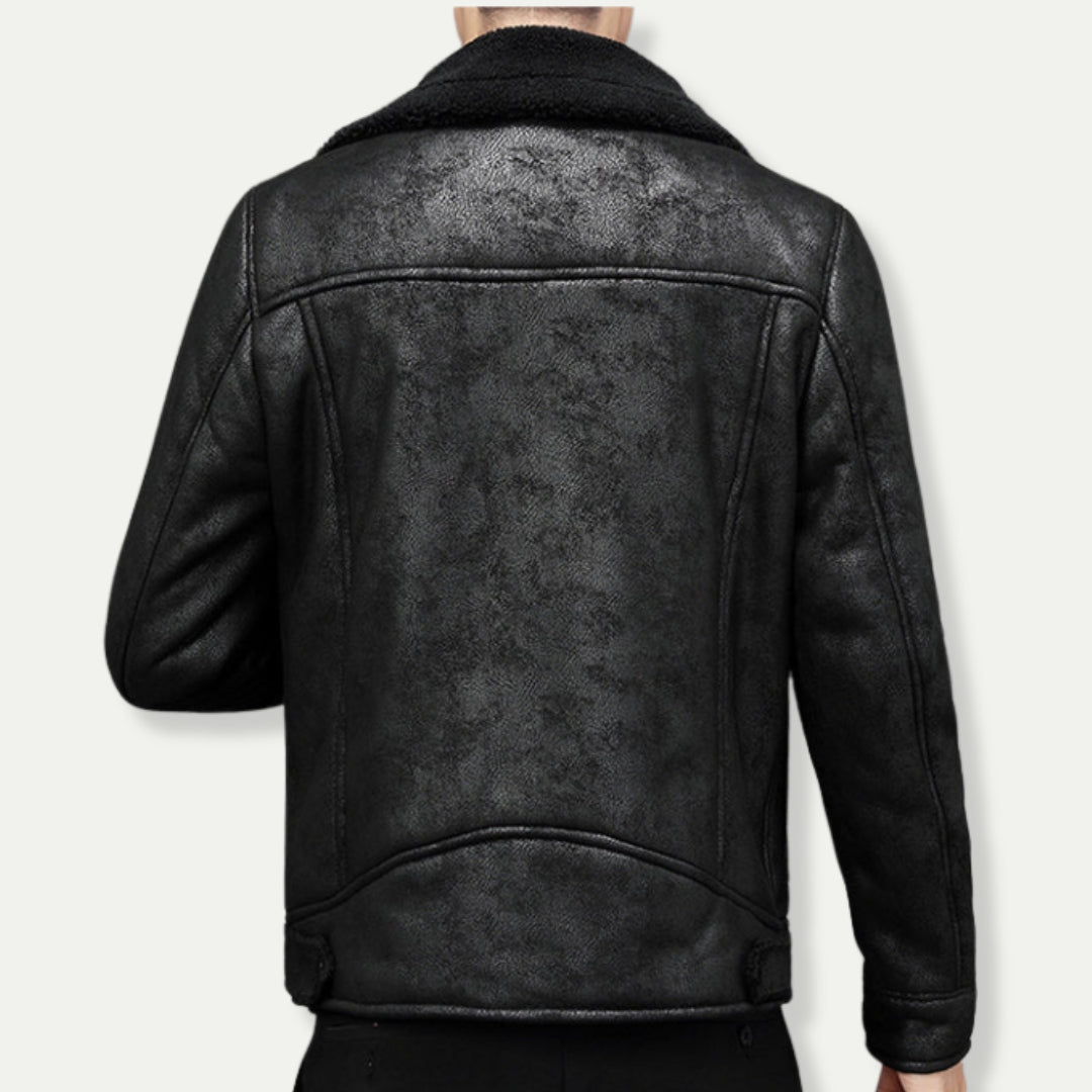 PEREGRINE - Suede Look Biker Jacket