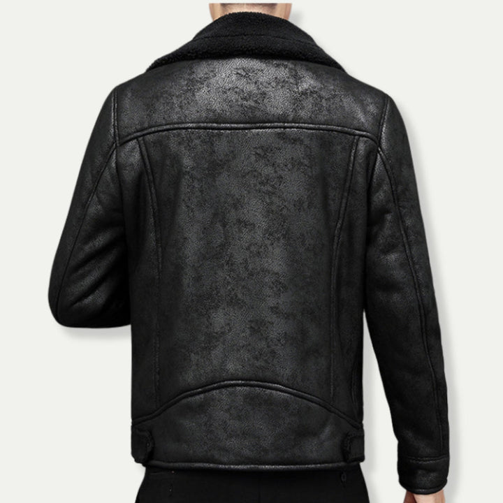PEREGRINE - Suede Look Biker Jacket