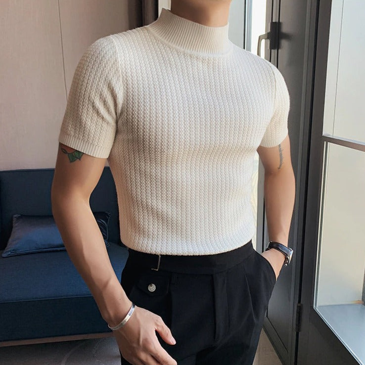 STARK - Slim Fit Extended Neck T-Shirt