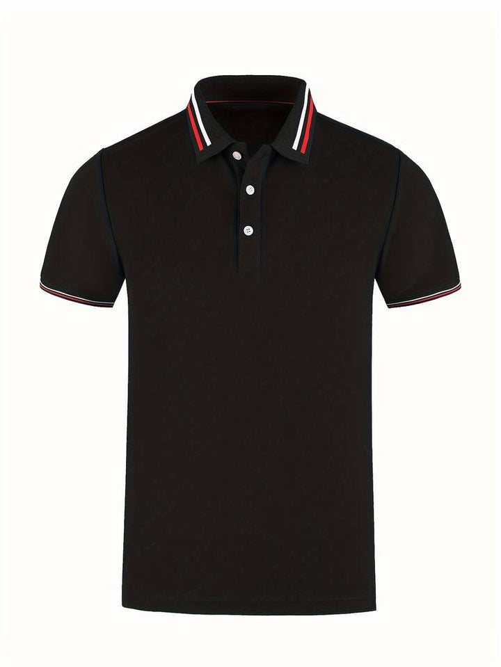 DASH - Striped Polo Shirt