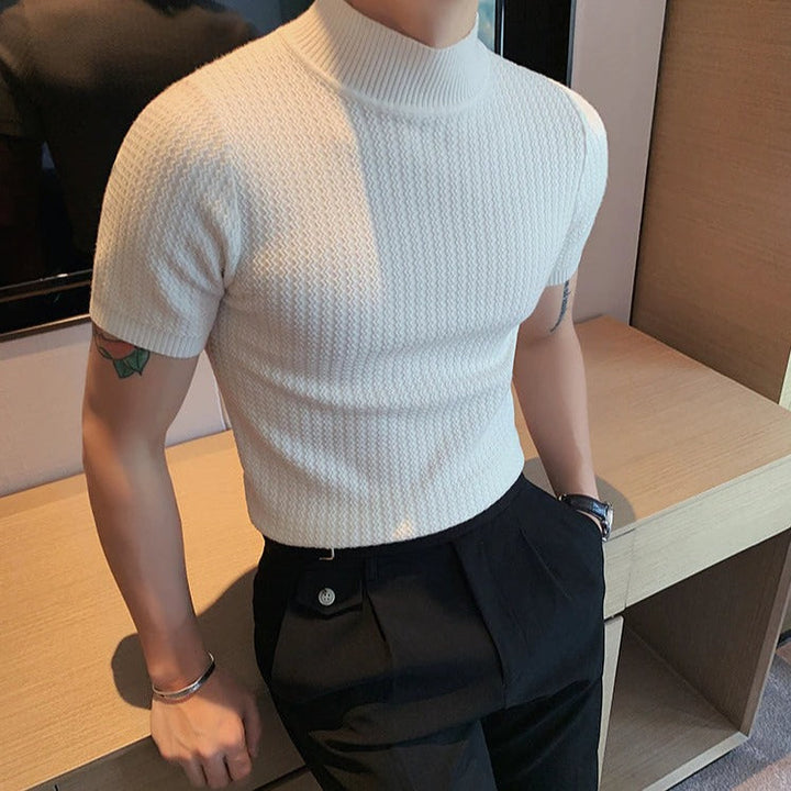STARK - Slim Fit Extended Neck T-Shirt