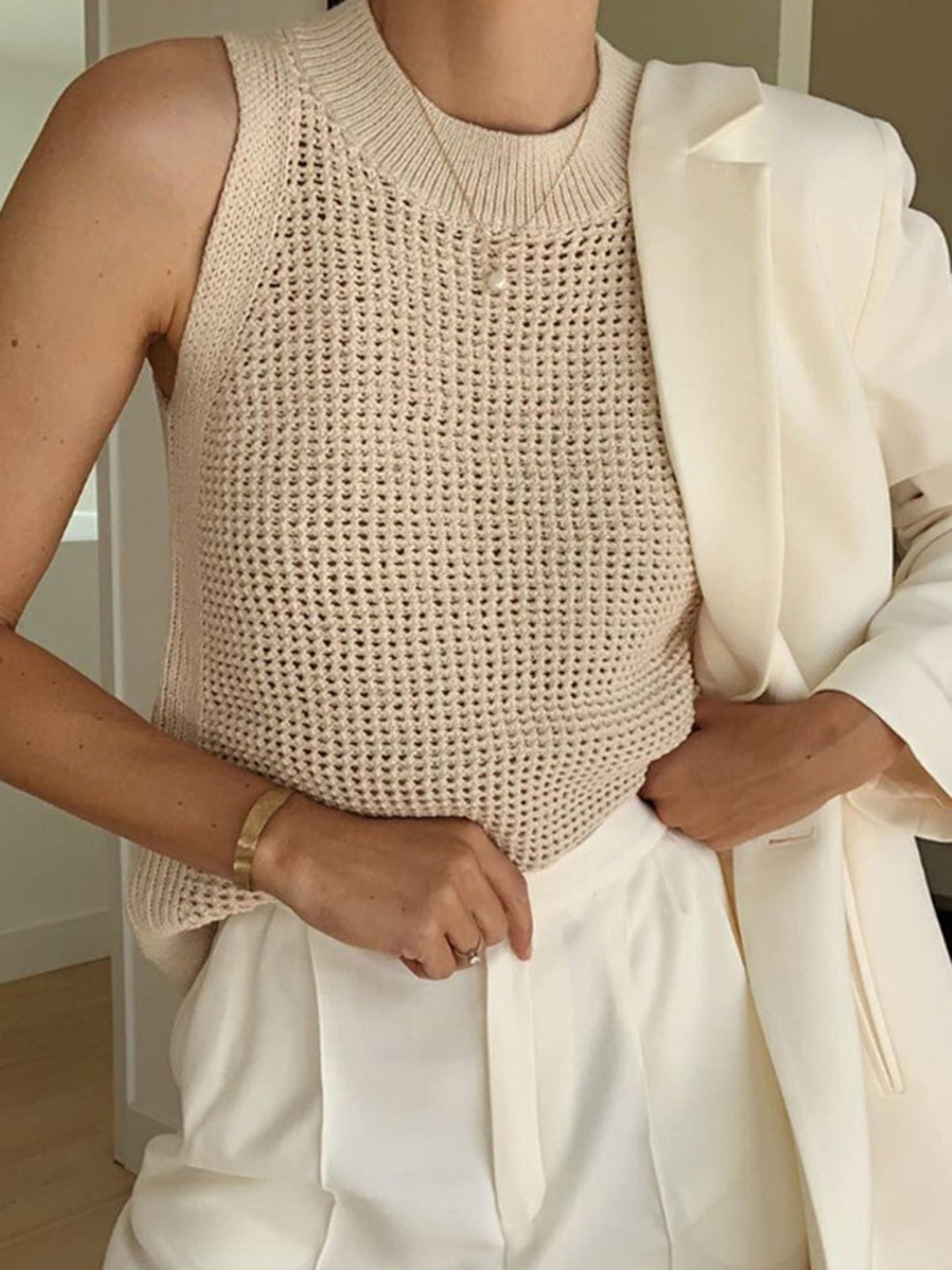 WITHLEY - Chic Sleeveless Knit Summer Tank