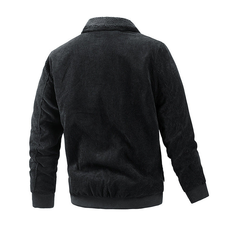 NELSON - Bomber Jacket With Wool Lining