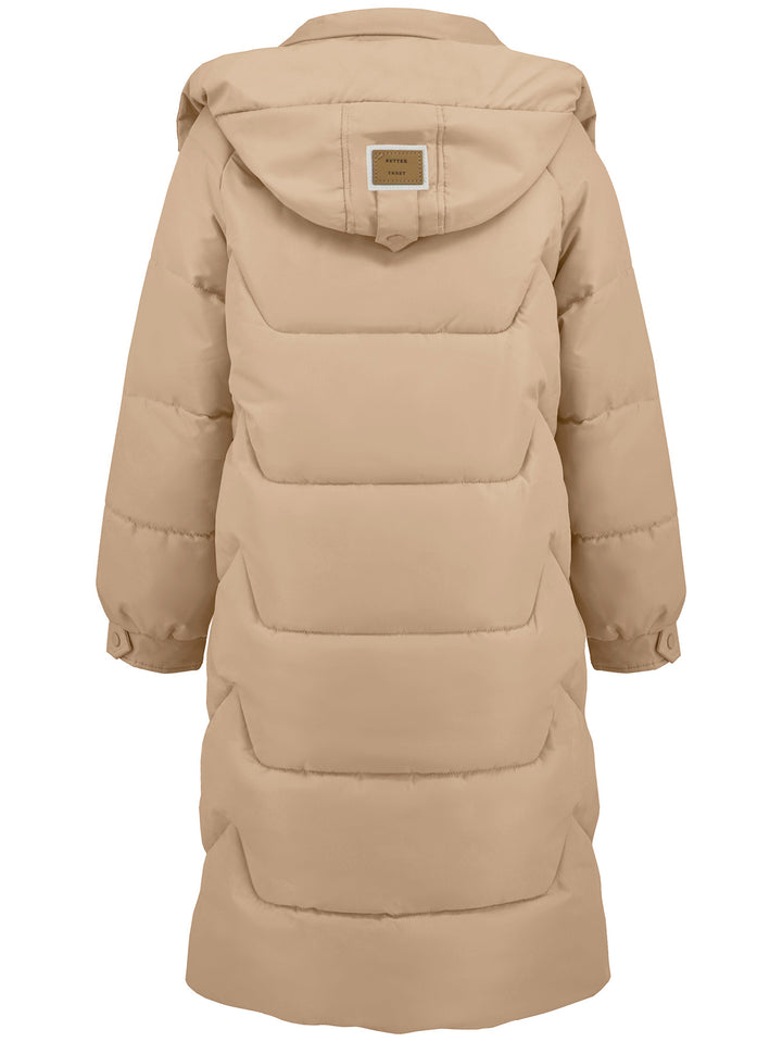 KINSLEY - Long Quilted Winter Coat