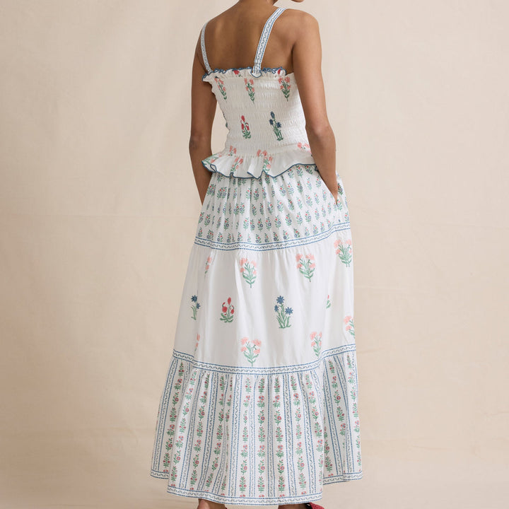 MAXIME - Floral Tiered Maxi Dress