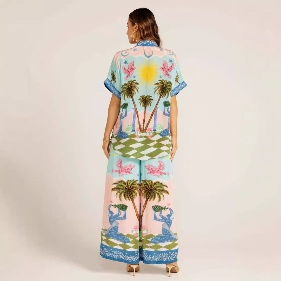 LUORA - Vibrant Tropical Print Set