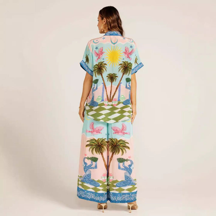 LUORA - Vibrant Tropical Print Set