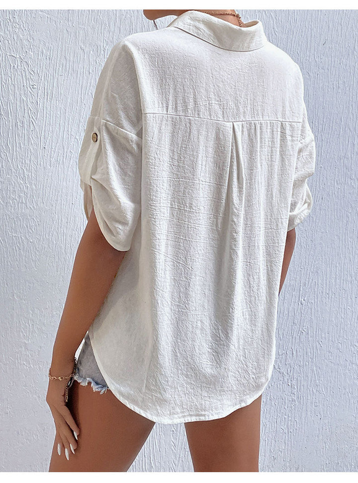 SAIN - Linen Button-Up Shirt