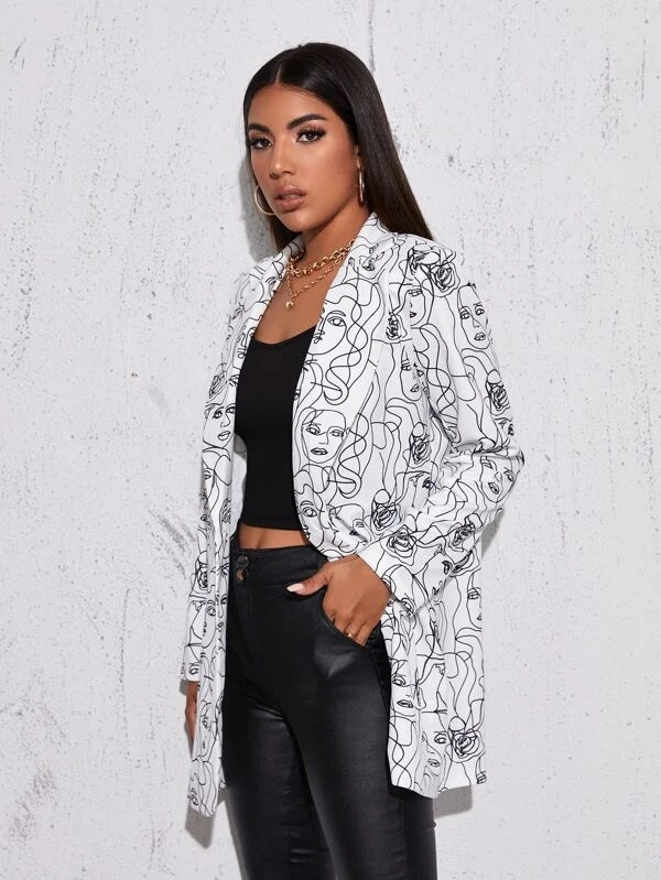 AYA - Artistic Print Blazer
